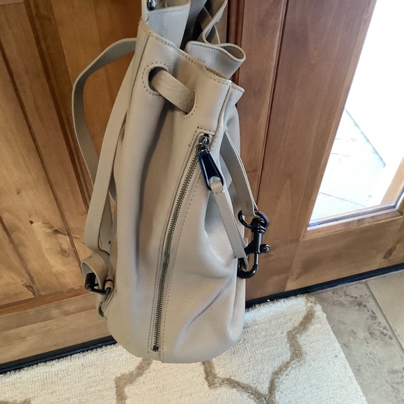 Rebecca Minkoff Taupe Leather Backpack main image 7